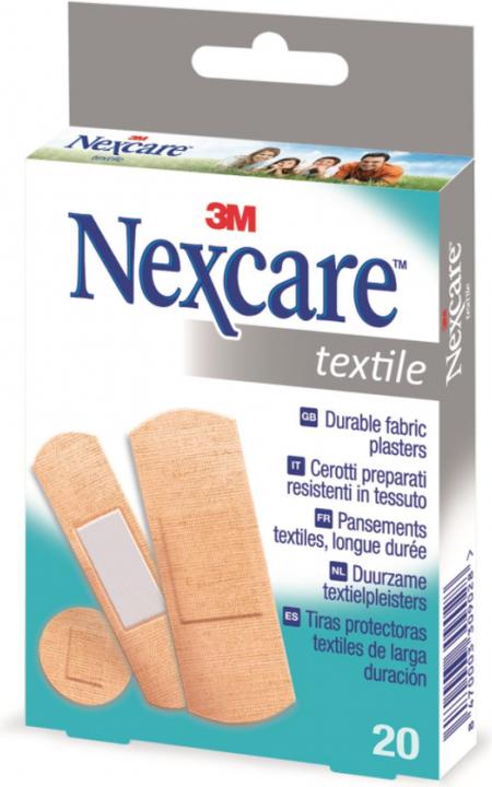 Actual product image Nexcare Pflaster Flexible Textile Universal 3 Grössen assortiert (20 x)