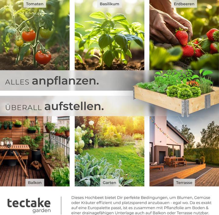 Produktbild tectake Hochbeet