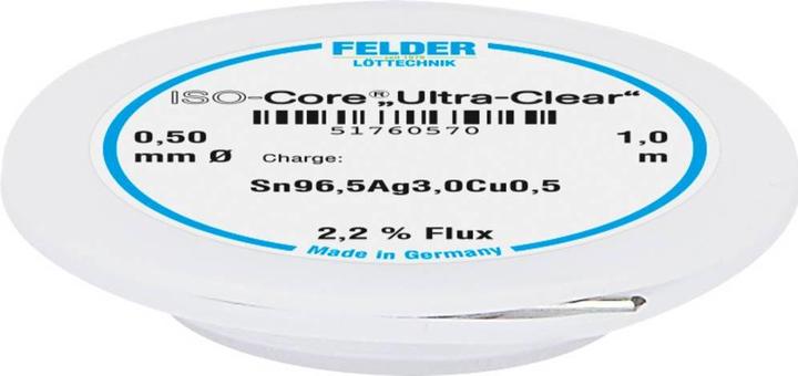 Felder Lottechnik Ultra Clear, 1 m folding spool. 0.5 mm (Soldering Coil Kit)