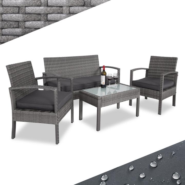 Produktbild Casaria Sitzgruppe (76 x 40 x 41 cm)