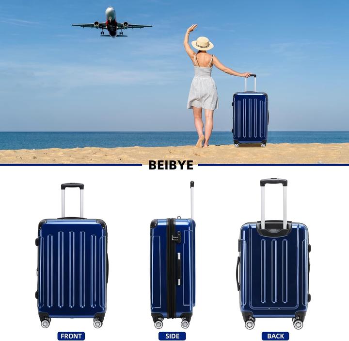 Actual product image Beibye 3-tlg. Hartschalenkoffer-Set