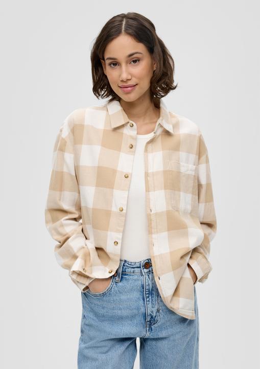 Immagine prodotto s.Oliver Bluse Kariertes Hemd aus Baumwolle (S)