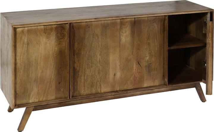 Mendler Buffet HWC-L96, bois massif de manguier 72x146x43cm (150 x 42 x 72 cm)