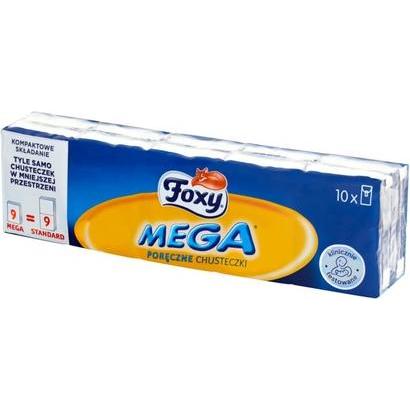 Thumbnail - Foxy, Taschentücher + Kosmetiktücher, Mega Handy Wipes, 10 Stücke