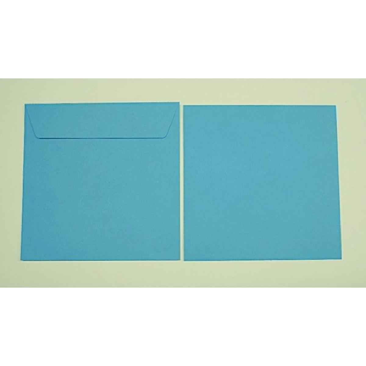 Thumbnail - Blanke, Briefumschlag, Briefumschläge 160x160mm 120g/qm haftklebend VE=100 Stück cyanblau (100 x)