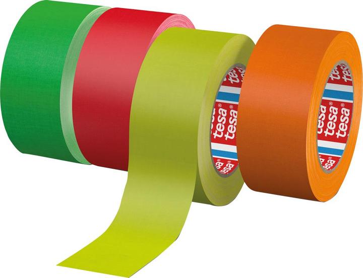 Produktbild tesa Gewebeband Neon-Orange 25m:25mm (25 mm)