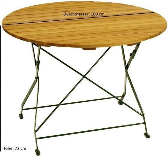 Image du produit Degamo Kurgarten - Garniture groupe de sièges BAD TÖLZ 5 pièces pliable (100 cm)