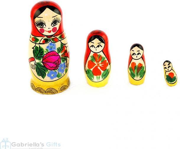 Produktbild NoName Traditionelles Babuschka Set 4 Stück 8.9 cm