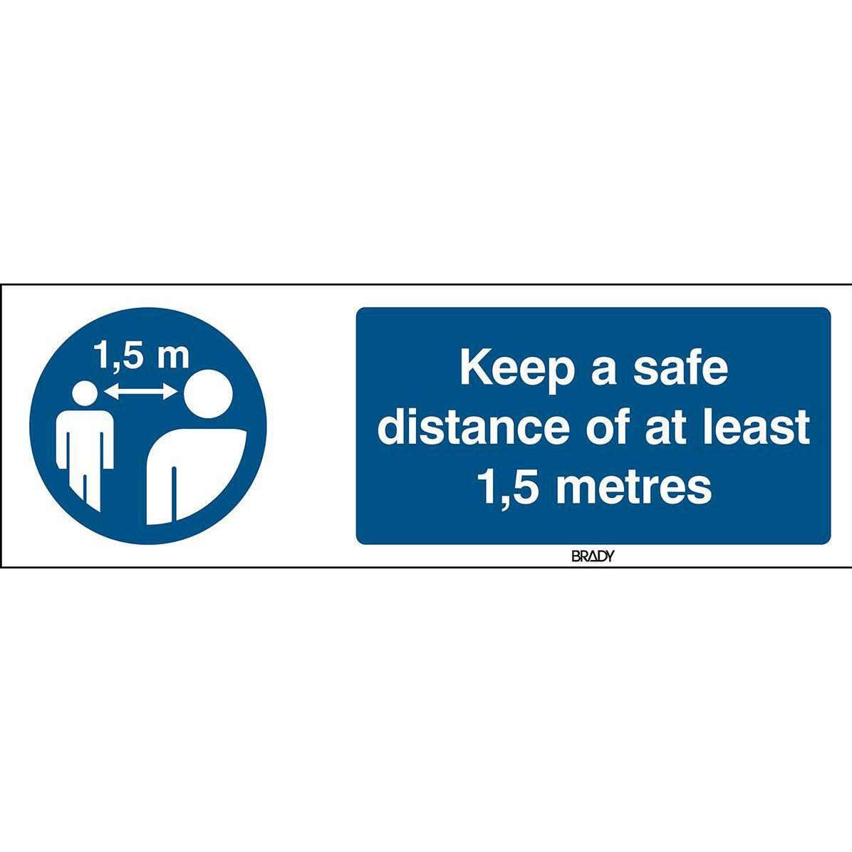 Brady, Etiketten, Safety Sign - Keep a safe