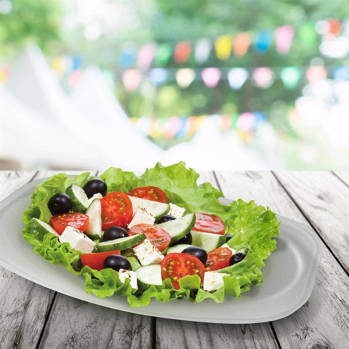 Actual product image Wimex.eu Party plate (XPS) oval white 35 x 24.7 cm - 10 pieces (10 x)