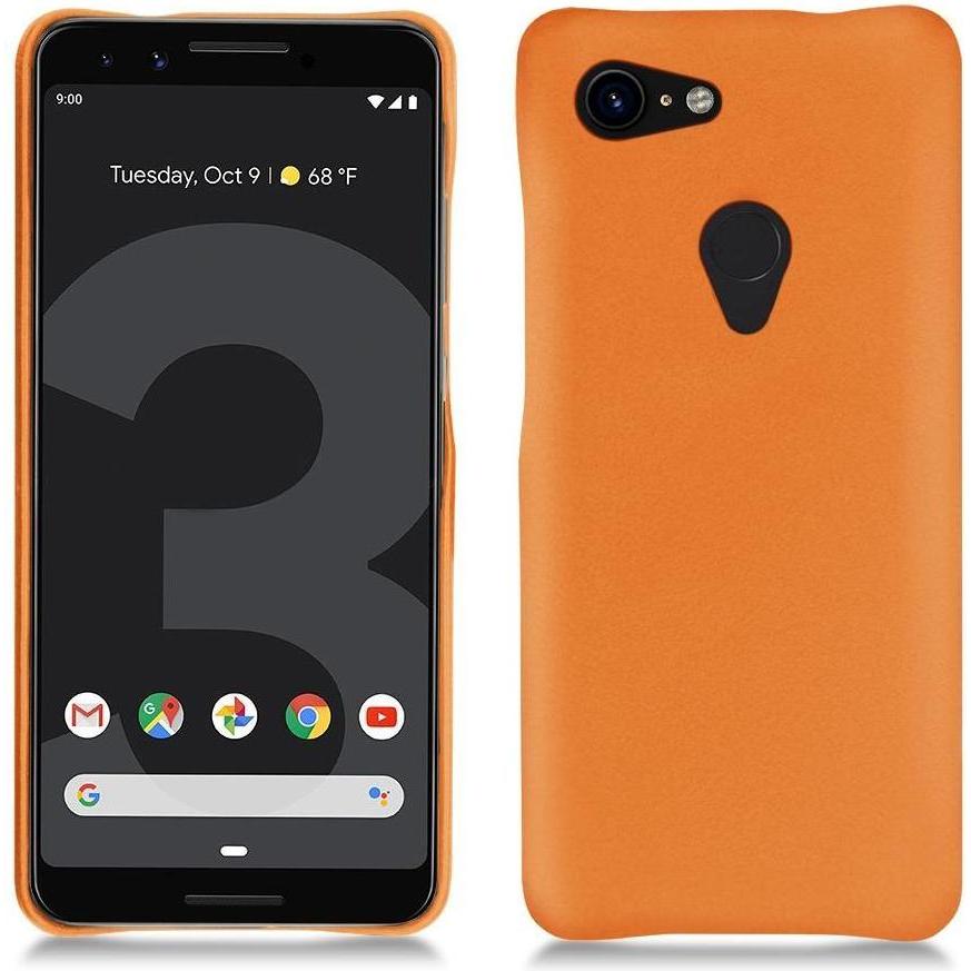 Noreve Lederschutzhülle (Google Pixel 3), Smartphone Hülle, Orange