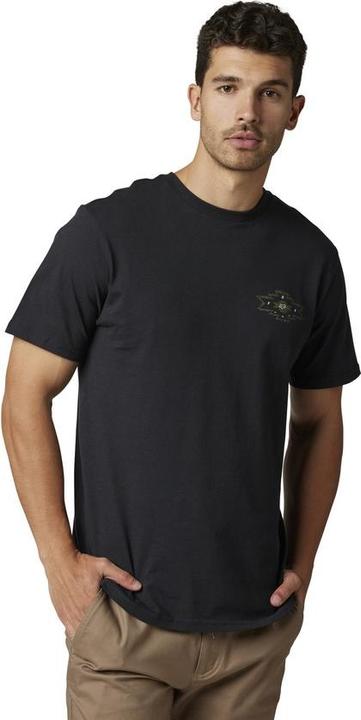 Actual product image Fox Tee 22 Full Flux Ss Prem Blk M (M)