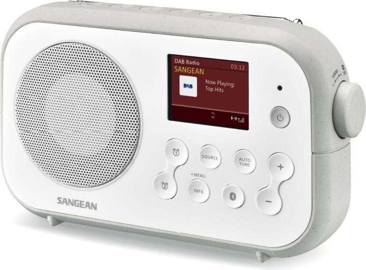 Actual product image Sangean DPR-42BT WHITE-GREY (DAB+, FM, Bluetooth)