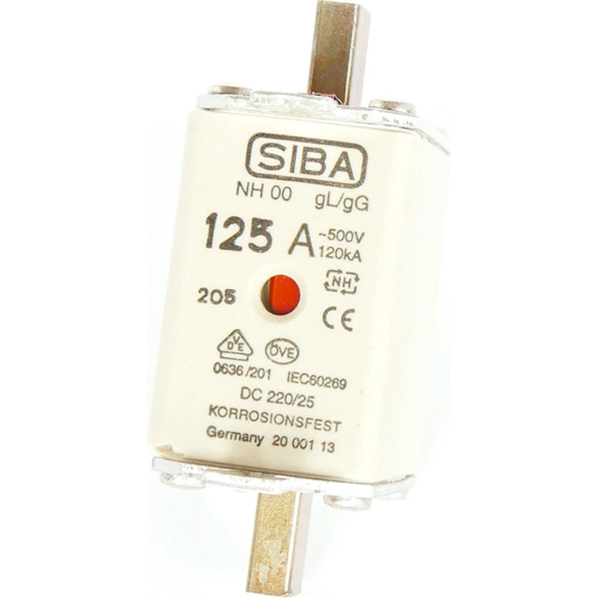 Siba, Sicherung, NH-Sicherungseinsatz (NH-DIN Sicherung, 63 A)