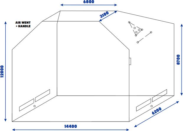 Produktbild BBQ Master Abdeckhaube Premium L Max