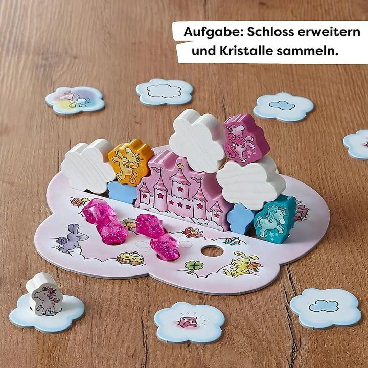 Produktbild Haba Einhorn Glitzerglück Die Wolkenstapelei (Deutsch, 1 - 4 Spieler)