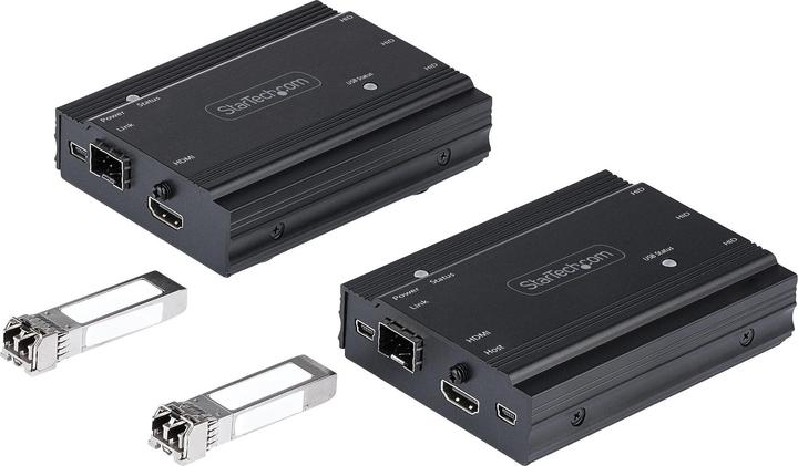 Produktbild StarTech HDMI LWL Extender - HDMI Video & USB Remote KVM Switch/Console Extender - bis zu (MultiMode) - MMF