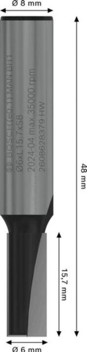 Actual product image Bosch Professional Zubehör Grooving cutter
