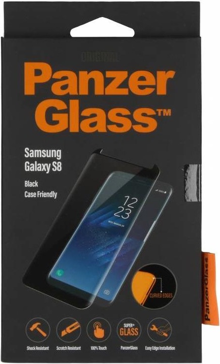 Produktbild PanzerGlass Edge to Edge (1 Stück, Samsung Galaxy S8)