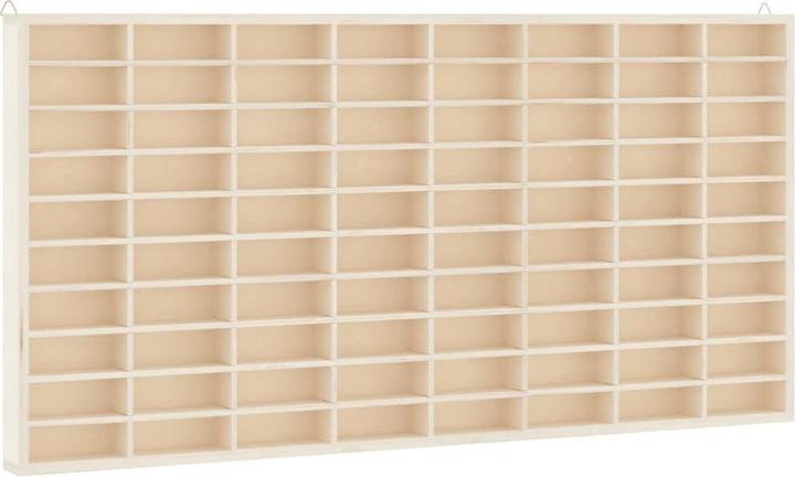VidaXL Vitrine murale Vitrine suspendue Vitrine de collectionneur avec 80 compartiments