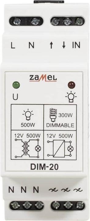 Actual product image Zamel Dimmer with standby mode and memory for illuminance DIM-20