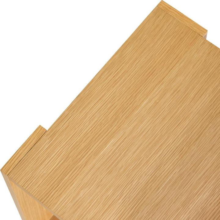 Actual product image Hübsch Merge Bedside Table Natural (37 x 37 x 70 cm)