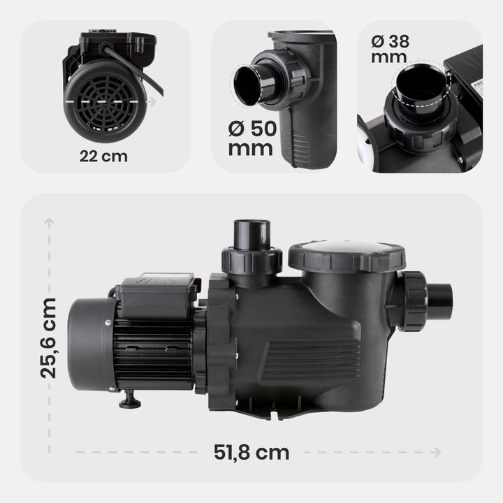 Produktbild Arebos Schwimmbadpumpe