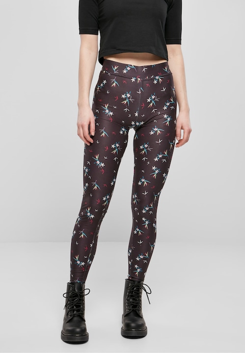 Actual product image Urban Classics Ladies Soft AOP Leggings - 16531 (XS)