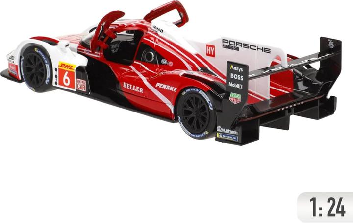 Produktbild Bburago Race 1/24 Porsche 963 rot/weiss