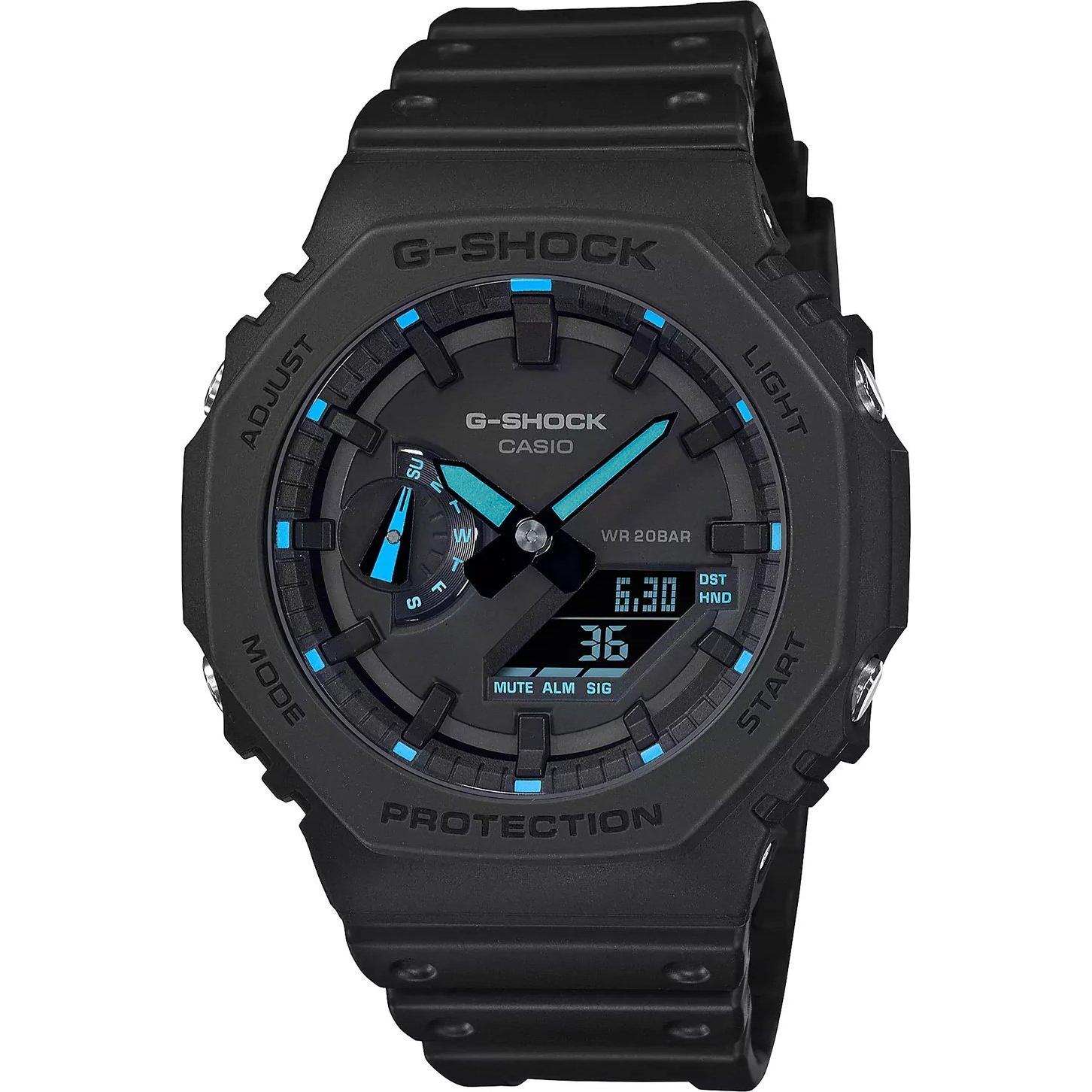 G-Shock Nero Orologio Da Polso, Ga-2100-1A2er, (Cronografo, 49 Mm)