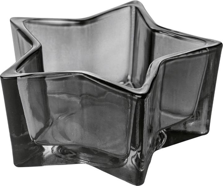 Sandra Rich Tealight candle holder Star anthra (24 x, 8.5 x 8.5 x 8.5 cm)