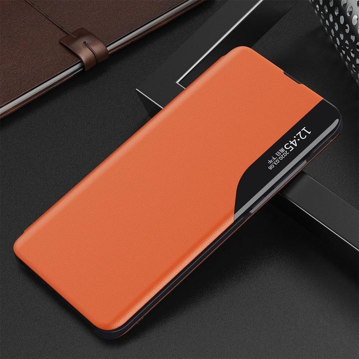 Actual product image Hurtel Eco Leather View Case Elegant Flip Cover Case with Stand Function Xiaomi Redmi K40 Pro + / K40 Pro / (Xiaomi Redmi K40 Pro, Xiaomi Redmi K40 Pro+)
