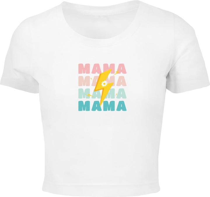 Produktbild Merchcode Ladies Mothers Day - Mama Cropped Tee - 118717 (XS)