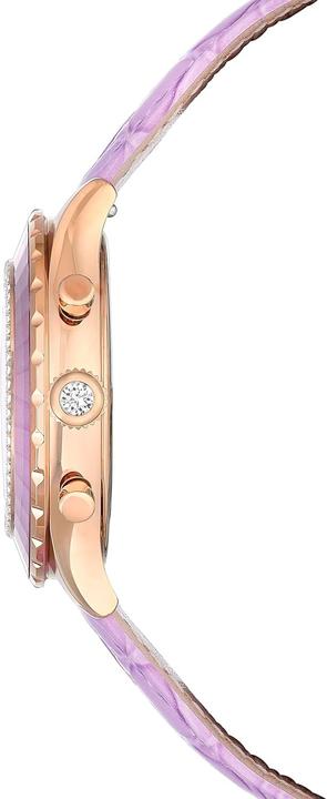 Image du produit Swarovski Chronographe à lunette pavée et guilloché, résistant à l'eau (Chronographe, 37 mm)