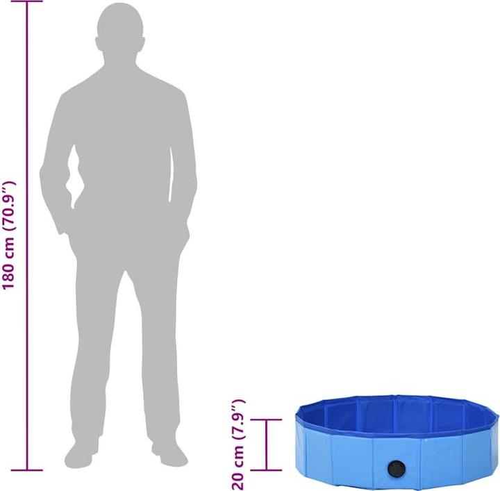 Produktbild vidaXL Hundepool (Hundepool)