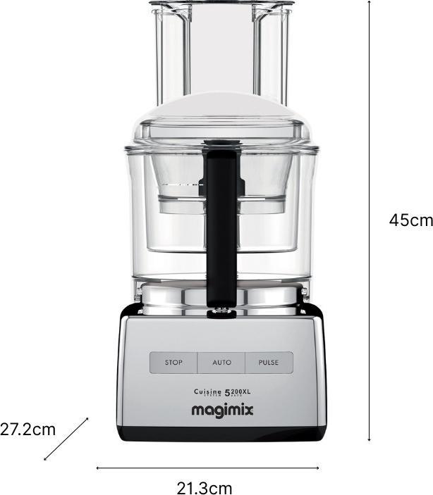 Actual product image Magimix CS 5200 XL Premium Chroom (3600 ml, 1100 W)