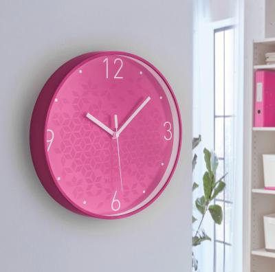 Image du produit Leitz Horloge murale WOW 29cm 90150023 rose (29 cm)