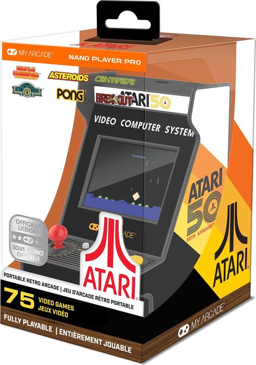 Actual product image MyArcade My Arcade Atari Nano Player Pro Portable Retro Arcade 75 Games