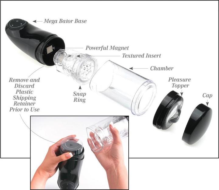 Actual product image Shots Mega-Bator Mouth