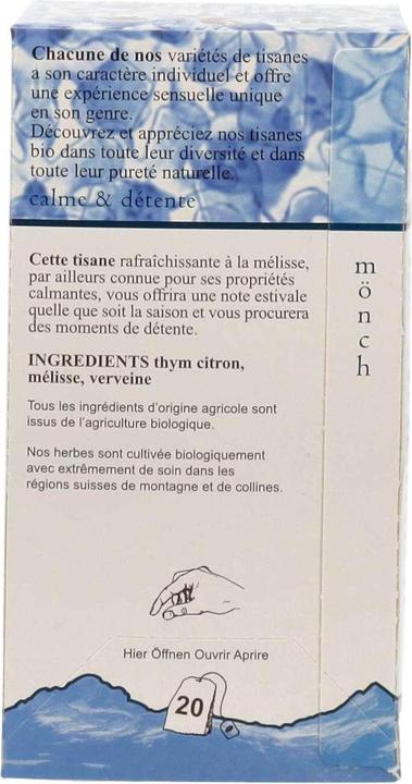 Produktbild Swisstea Melissen Tee Mönch