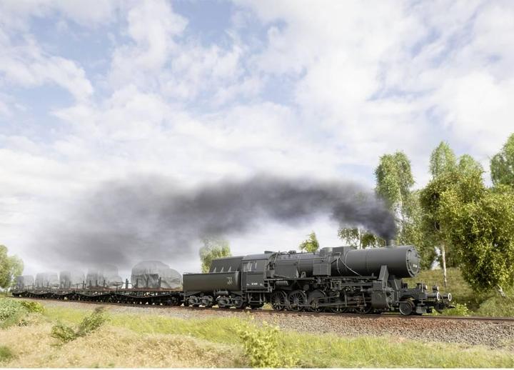 Actual product image Märklin 39532 H0 Freight train steam locomotive BR 52 of the DR (Track H0)