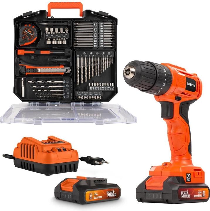 Powerplus Zweifach-Bohrschrauber