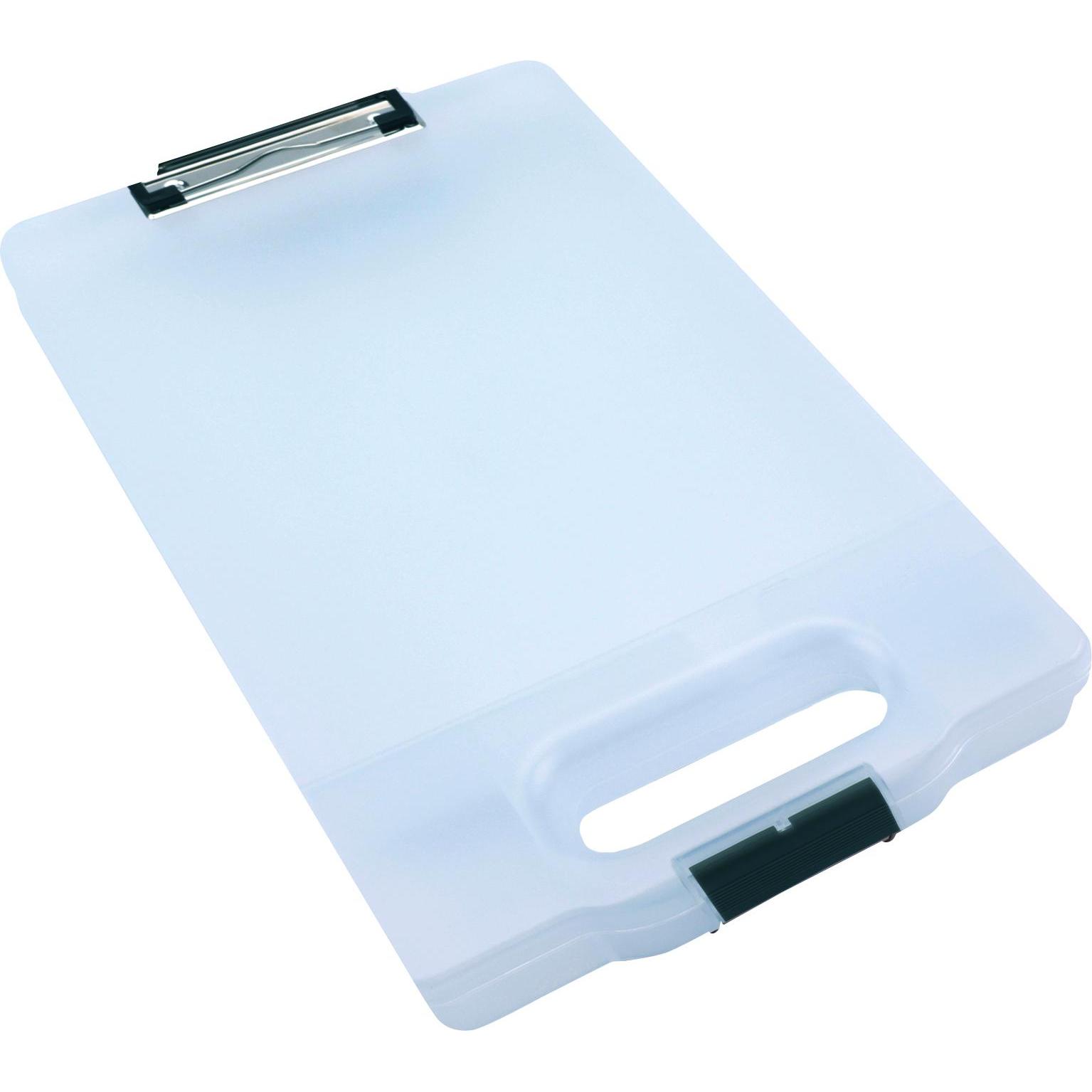 Genie, Unterlage, Klemmbrett CL900T mit Aufbewahrungsfach transparent