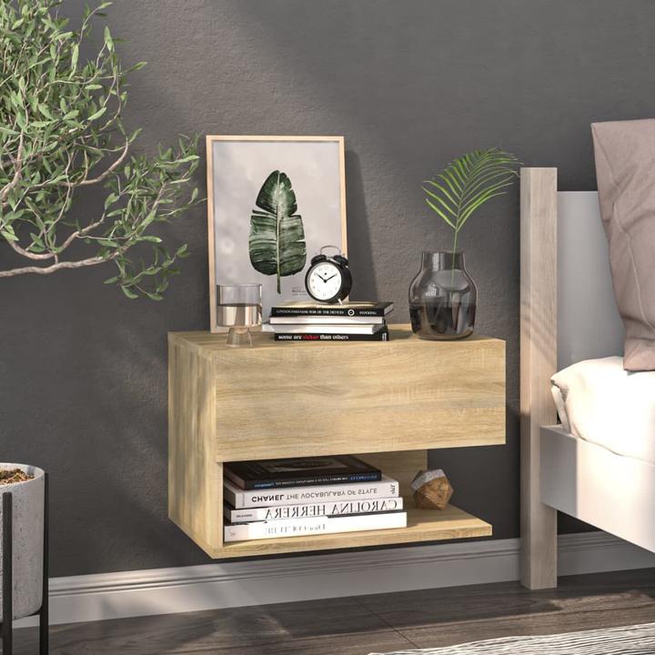 Immagine prodotto vidaXL Wand-Nachttisch (29.50 x 29.50 x 30 cm)