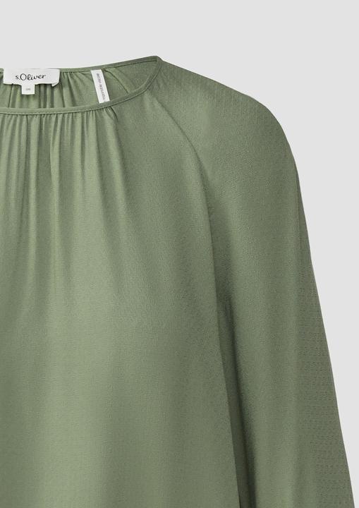 Image du produit S.Oliver Bluse Strukturierte Viskose-Bluse mit Raff-Details (44)
