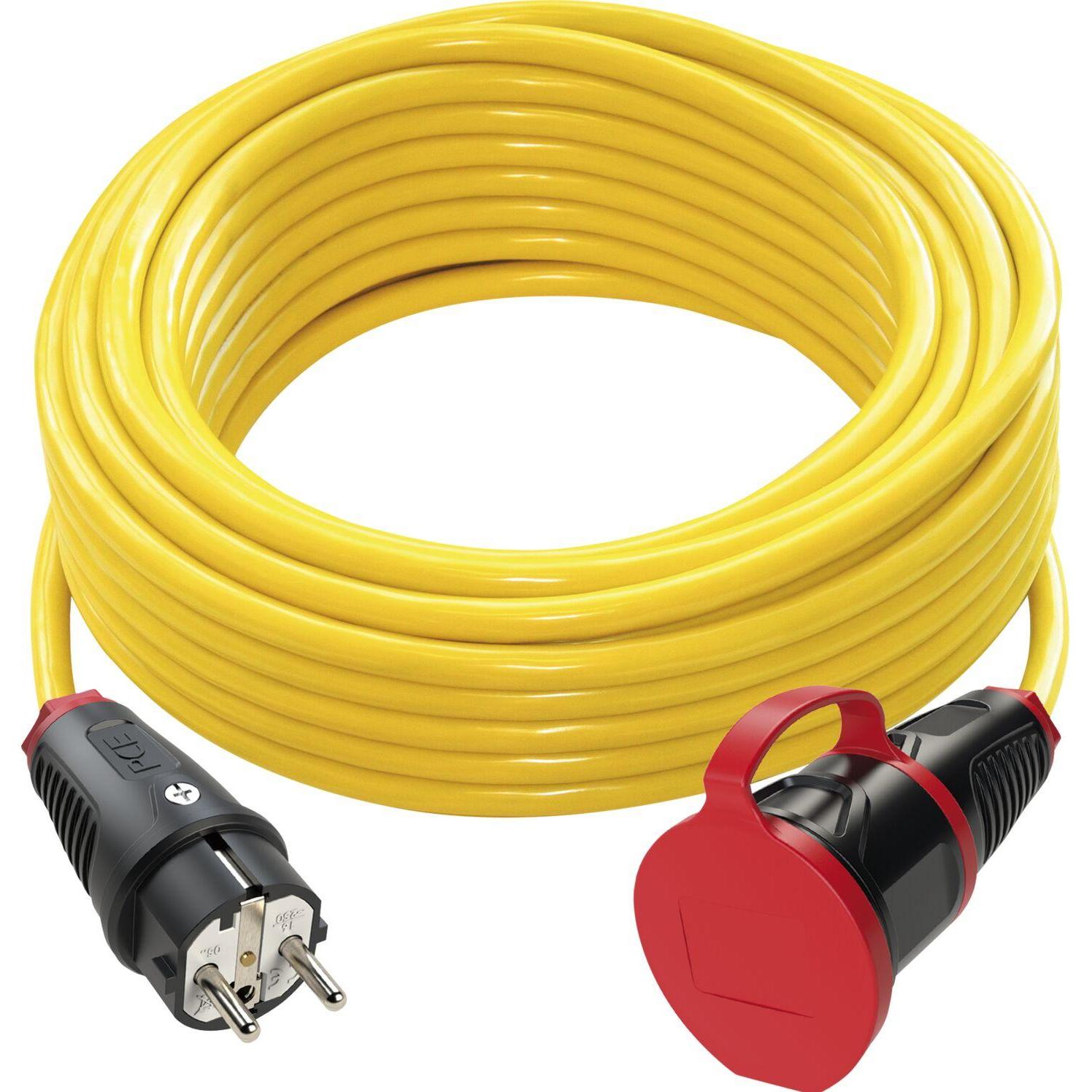 PCE, Verlängerungskabel, Verlängerungskabel N07V3V3 K35, IP44 Baustellenkabel 3G2.5 Länge 25 Meter (25 m)