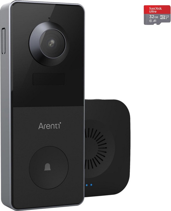 Productafbeelding Arenti Video deurbel VBELL1 WiFi + geheugenkaart