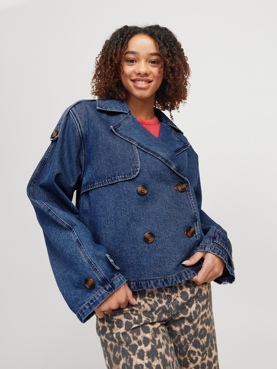 Produktbild JJXX Jxcarlie Short Ls Denim Trenchcoa Dnm Sn (S)