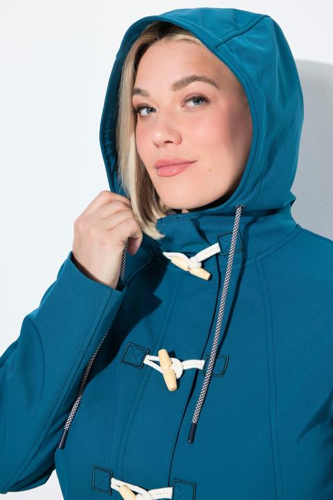 Produktbild Ulla Popken HYPRAR Softshelljacke, wasserabweisend, Knebelknöpfe (54)