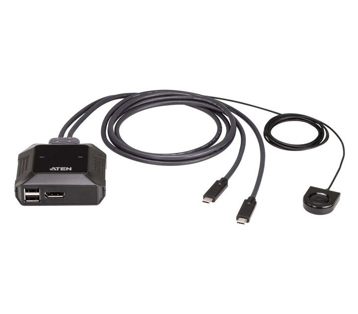 Produktbild Aten US3312 2-Port USB-C 4K DisplayPort KVM Switch